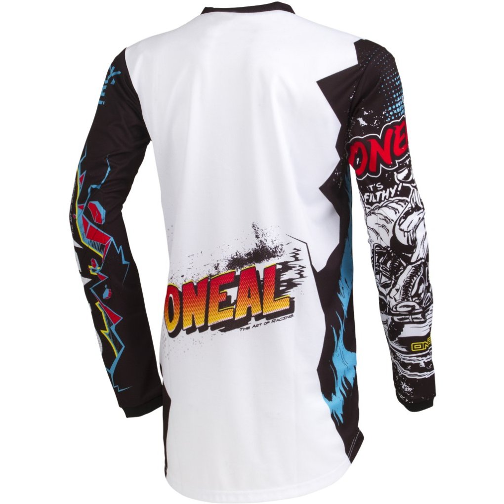 O'Neal Element Longsleeve Jersey Youth - VILLAIN V.19 white