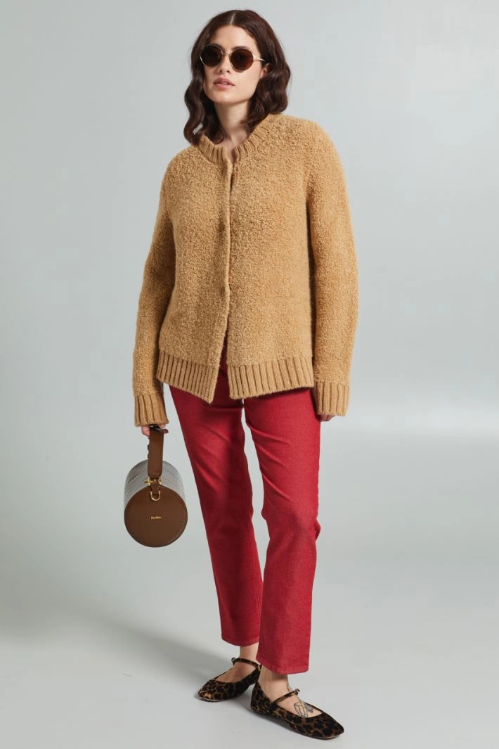 Stretch bull trousers - RED