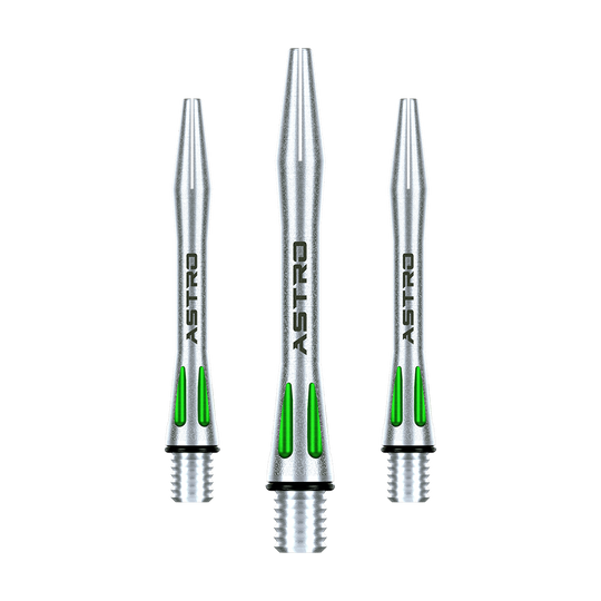 Winmau Astro Aluminium Shafts - Green