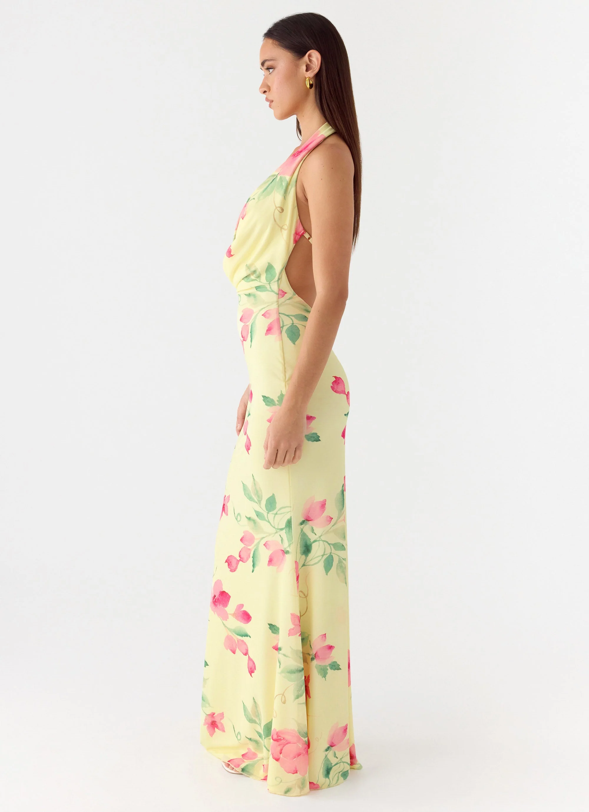 Like You Better Maxi Dress - Lemon Soleil