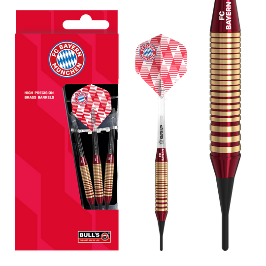 Bulls FC Bayern Munich Brass Soft Darts - 18g