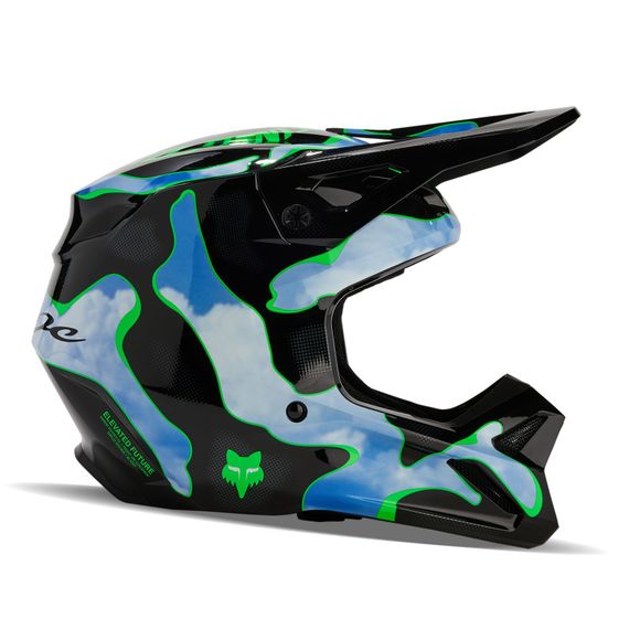 Fox V1 cross Helmet - ATLAS 2024 - Black / GreenRef: fx4086-c2816