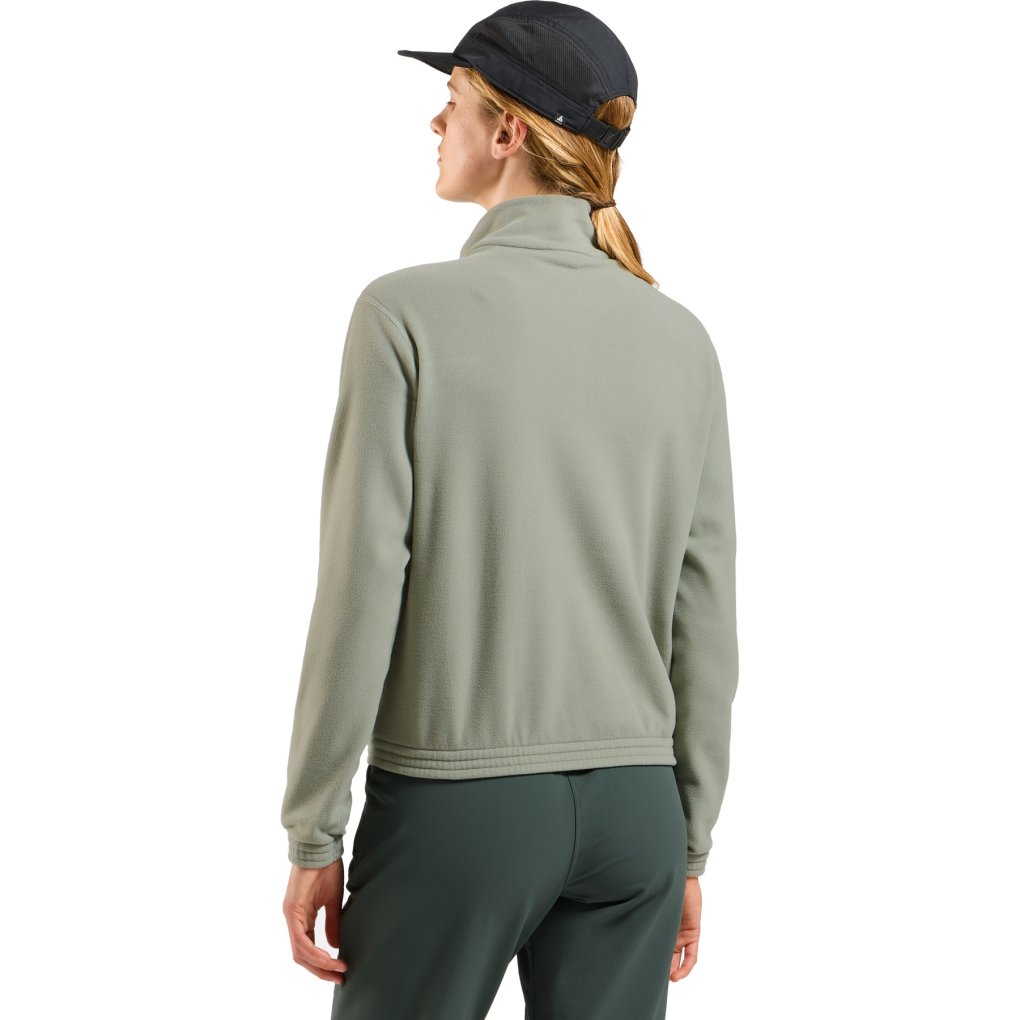 Odlo Essentials Classic Fleece Half-Zip Multisport Mid Layer Women - shadow