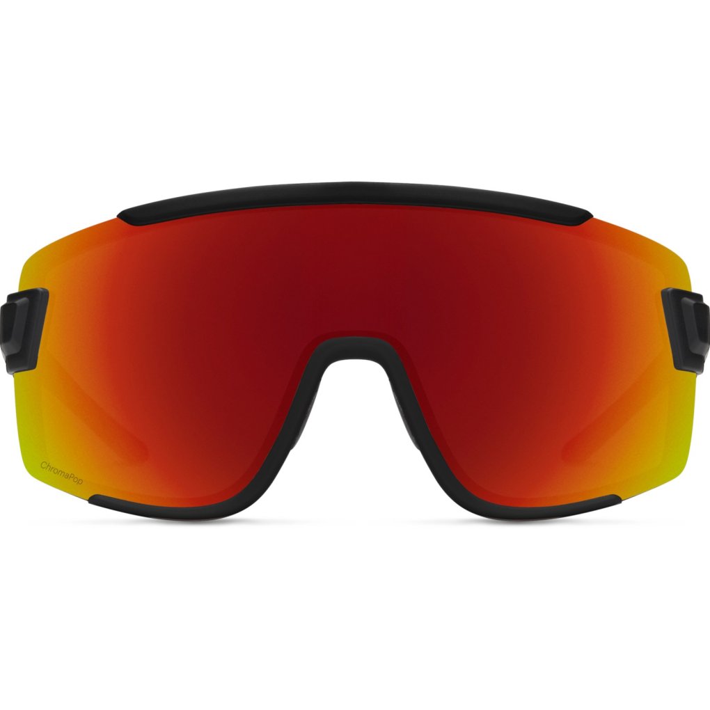Smith Wildcat ChromaPop Glasses - Matte Black - Red Mirror | Clear