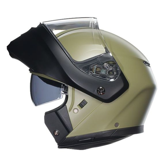 AGV STREETMODULAR modular helmet - MATT - Green / BlackRef: Ag1012-C3214