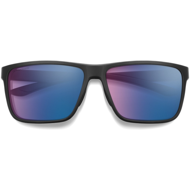 Smith Riptide ChromaPop Glass PolarChromic Glasses - Matte Black - Rose Blue Mirror