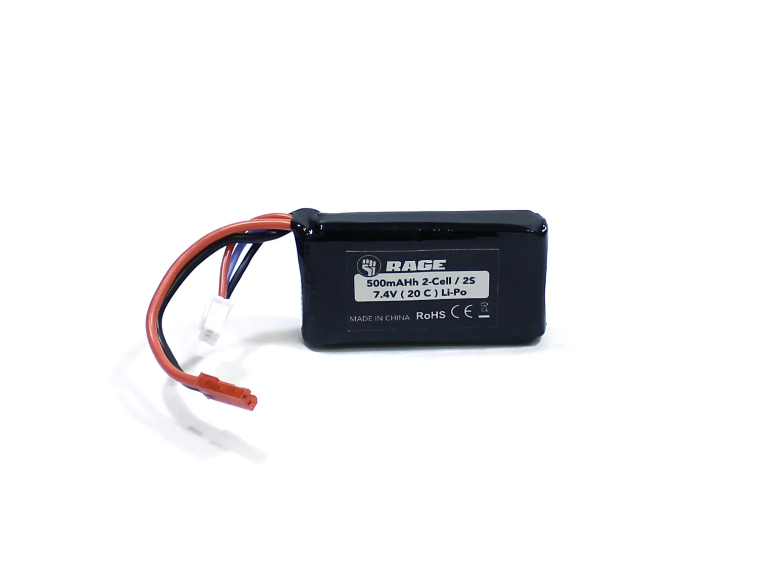 RGRA 1152 7.4V 2S 500mAh Lipo Battery w/