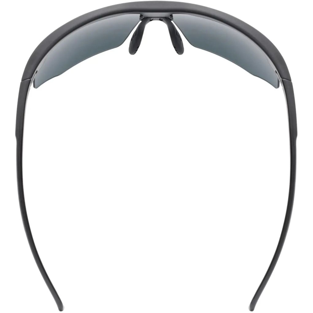 Uvex aerios Glasses - black matt/smoke