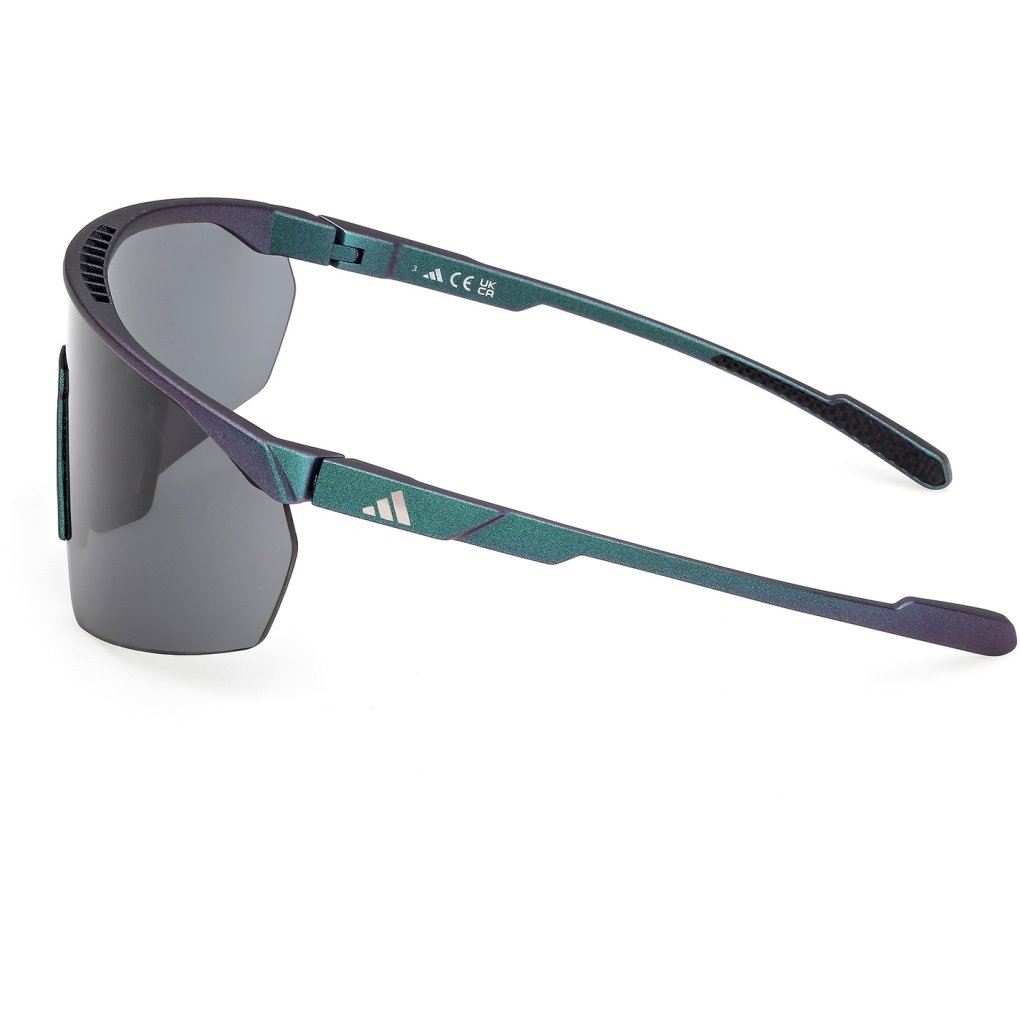 adidas SP0075 Glasses - Matte Dark Green / Smoke