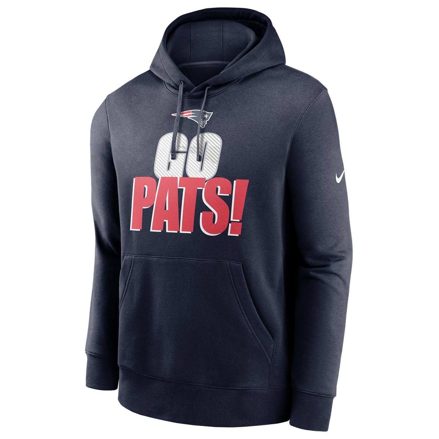 New England Patriots NFL Local Nike Club Fleece Hoodie