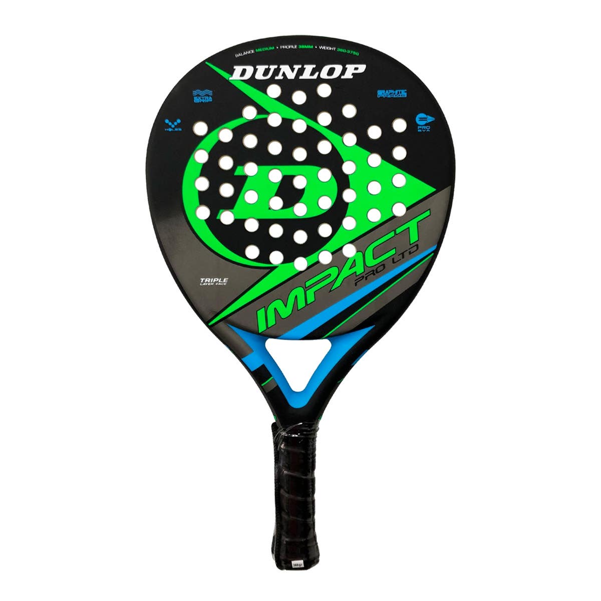 DUNLOP IMPACT PRO HL GREEN 623914 OFP PADEL RACKET