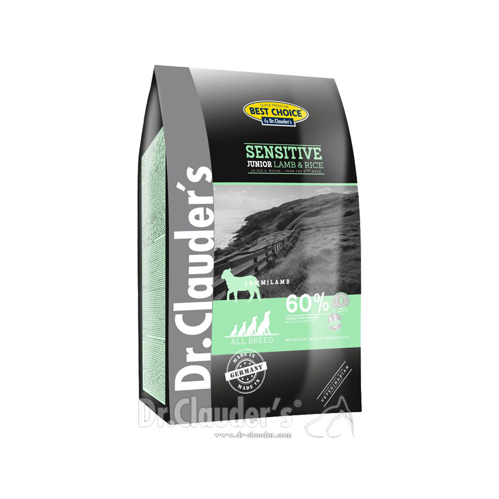 Dr. Clauders Best Choice All Breed Junior - Lamb & Rice - 4 kg