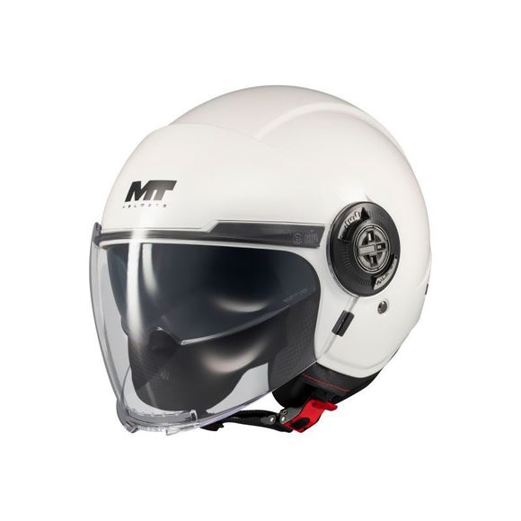 Jet helmet MT HELMETS VIALE SV S - PURE - WhiteRef: MTH0188