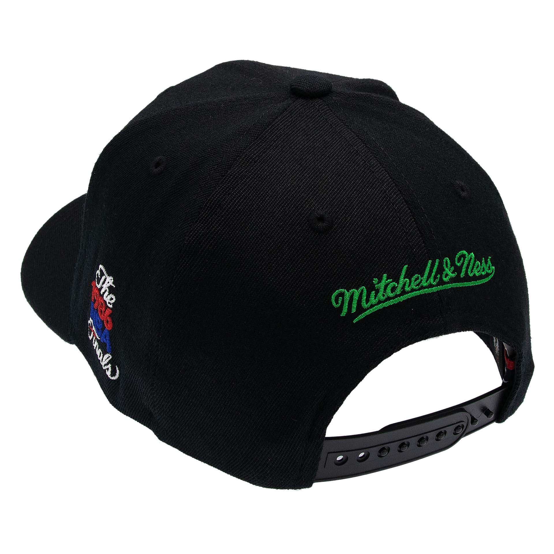 Boston Celtics 1986 NBA Finals Classic Red Stretch-Snap Cap Black