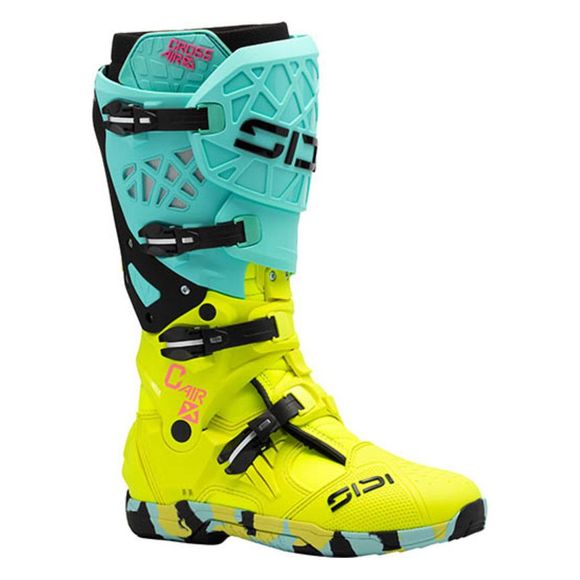 Sidi CROSSAIR X 2025 cross boots - Green / YellowRef: SID0305