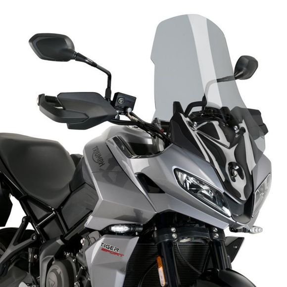 Puig TOURING Windshield (+11 cm) - GrayTRIUMPH 660 TIGER SPORT 660 - 2022 - 2025Ref: PUI0336