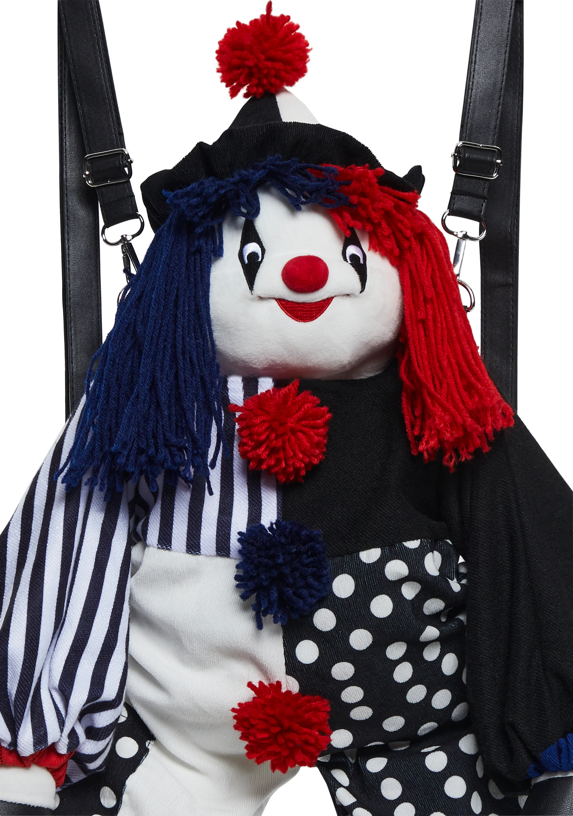 Legit Funny Clown Backpack - Black/White