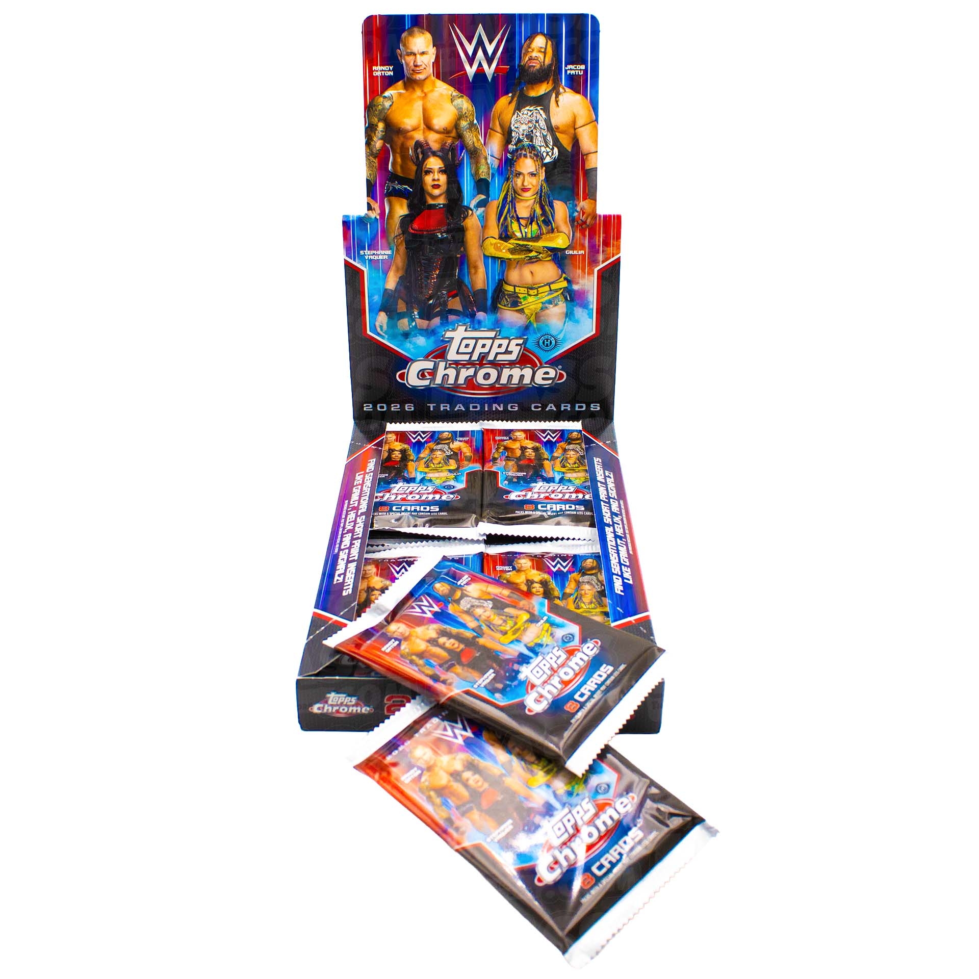 2026 Topps Chrome WWE Wrestling Hobby Pack