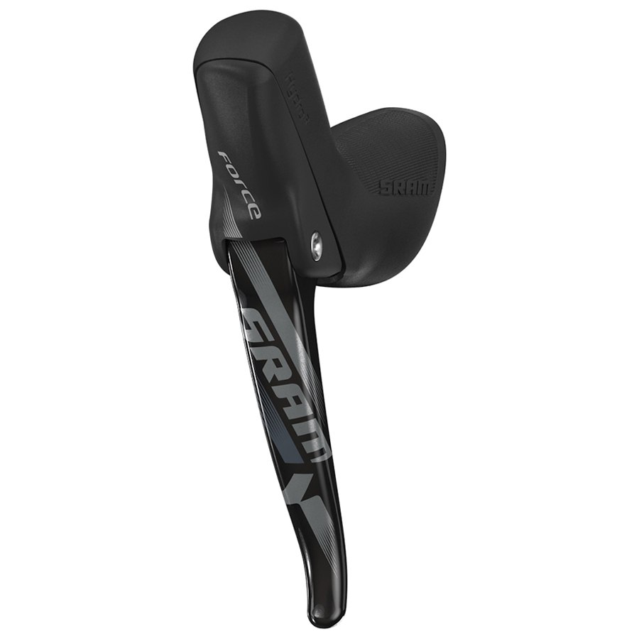 SRAM Force 1 / CX1 Hydraulic Brake Lever + Hydraulic Disc Brake - Flat Mount - left | front - black