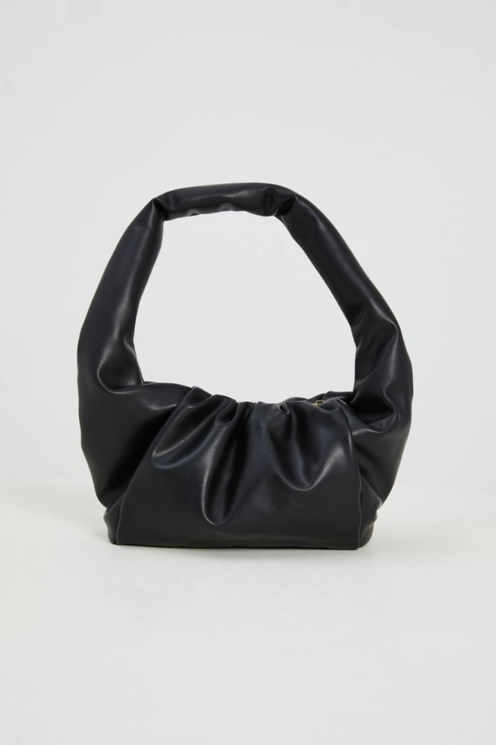 Padded shoulder bag - BLACK