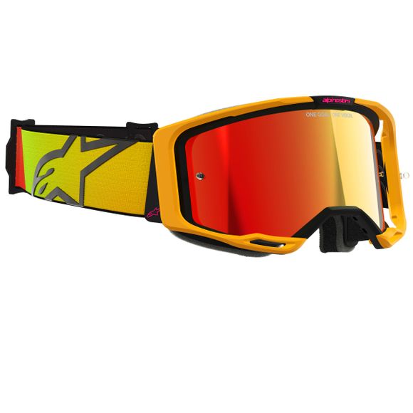 Alpinestars VISION 8 CORP IRIDIUM 2025 cross goggles - Yellow / PinkRef: AP3722 / 5101625-5023-OS