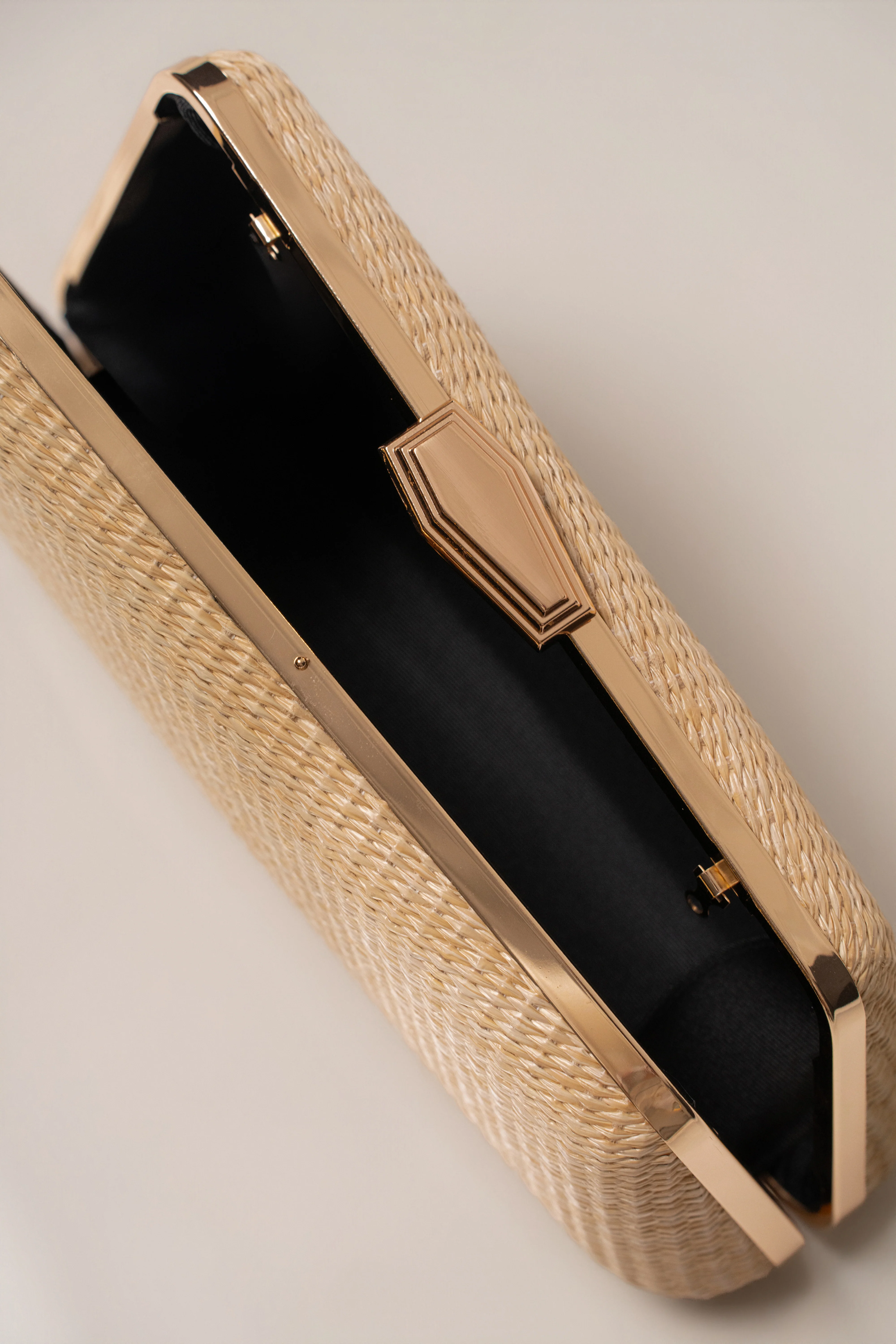 Natural Champagne Nights Clutch
