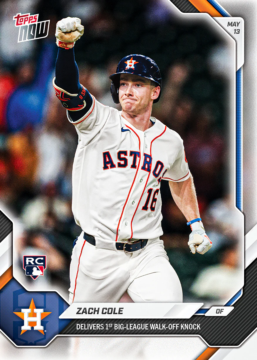 Zach Cole - 2026 MLB Topps NOW® - Card 199 - PR: 633