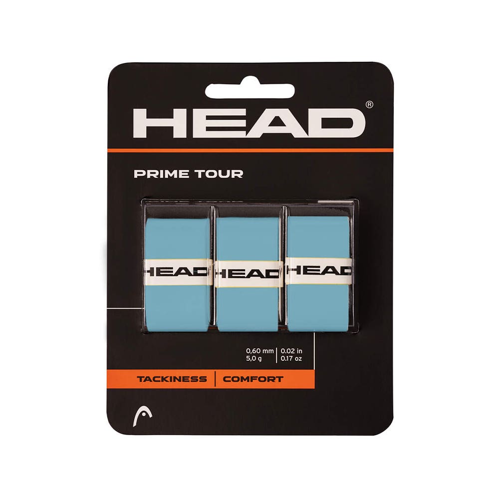 3 PCS BLISTER OVERGRIP HEAD PRIME TOUR BLUE