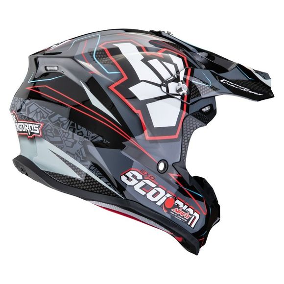 Cross Scorpion Exo VX -16 EVO Air - Rok 2026 - Black / Gray helmetRef: SC1261