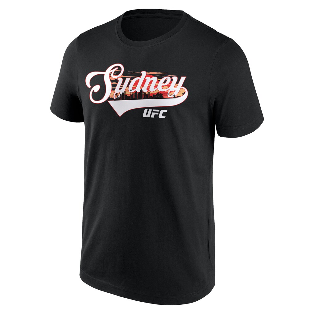 UFC 325 Fanatics Exclusive Sydney Skyline T-Shirt - Black - Mens