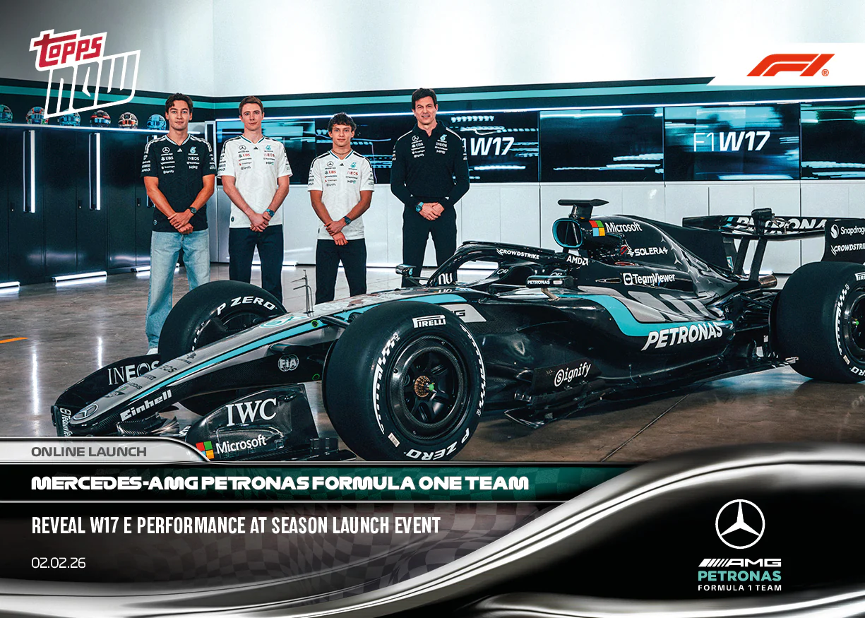 Mercedes-AMG PETRONAS Formula One Team - 2026 Formula 1® Topps NOW® - Card 7 - PR: 2492