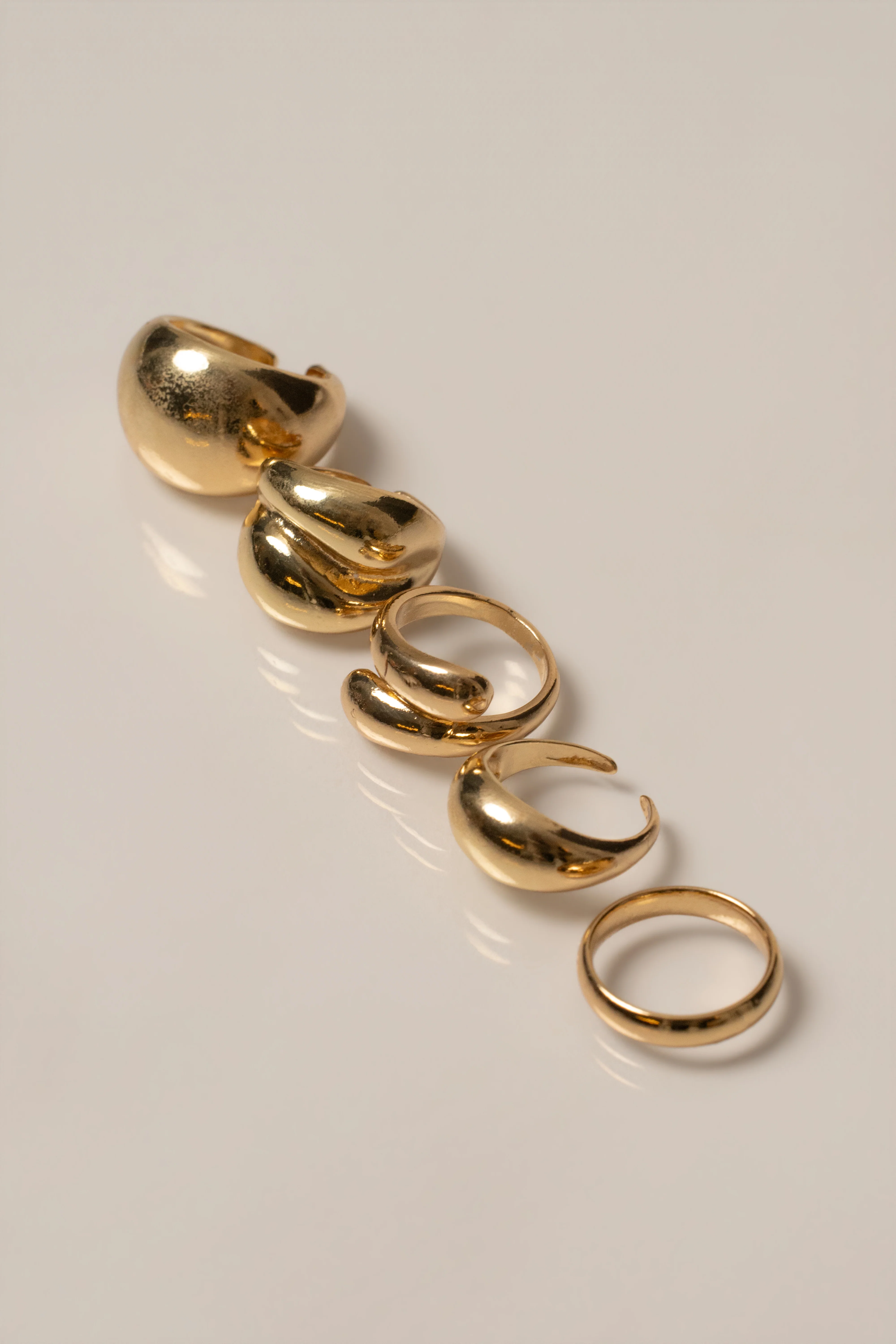 Gold Talia Ring Set