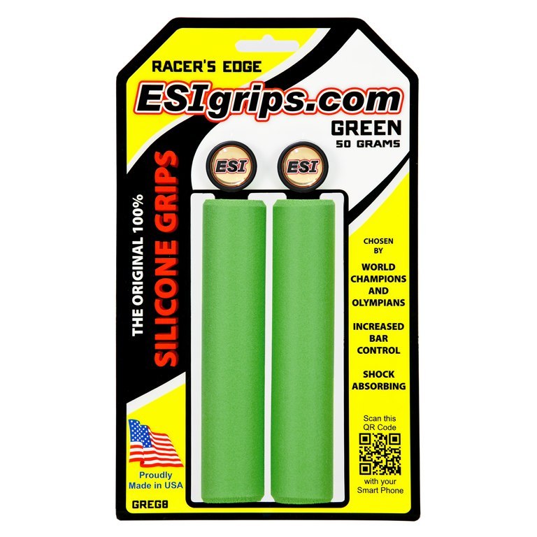 ESI Grips Racer's Edge Handlebar Grips - Green