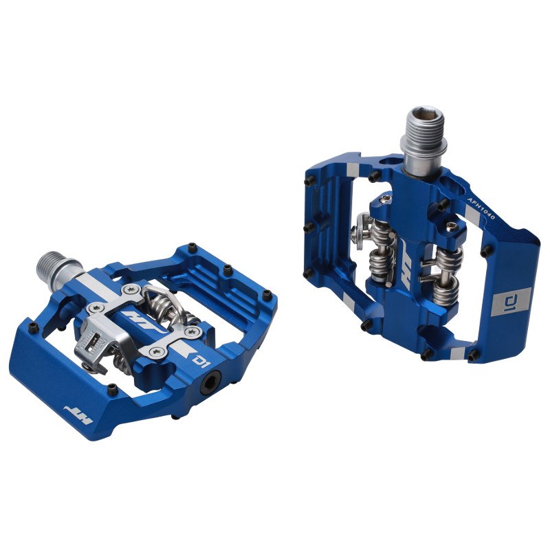 HT D1 DUO Clipless / Flat Pedals - royal blue