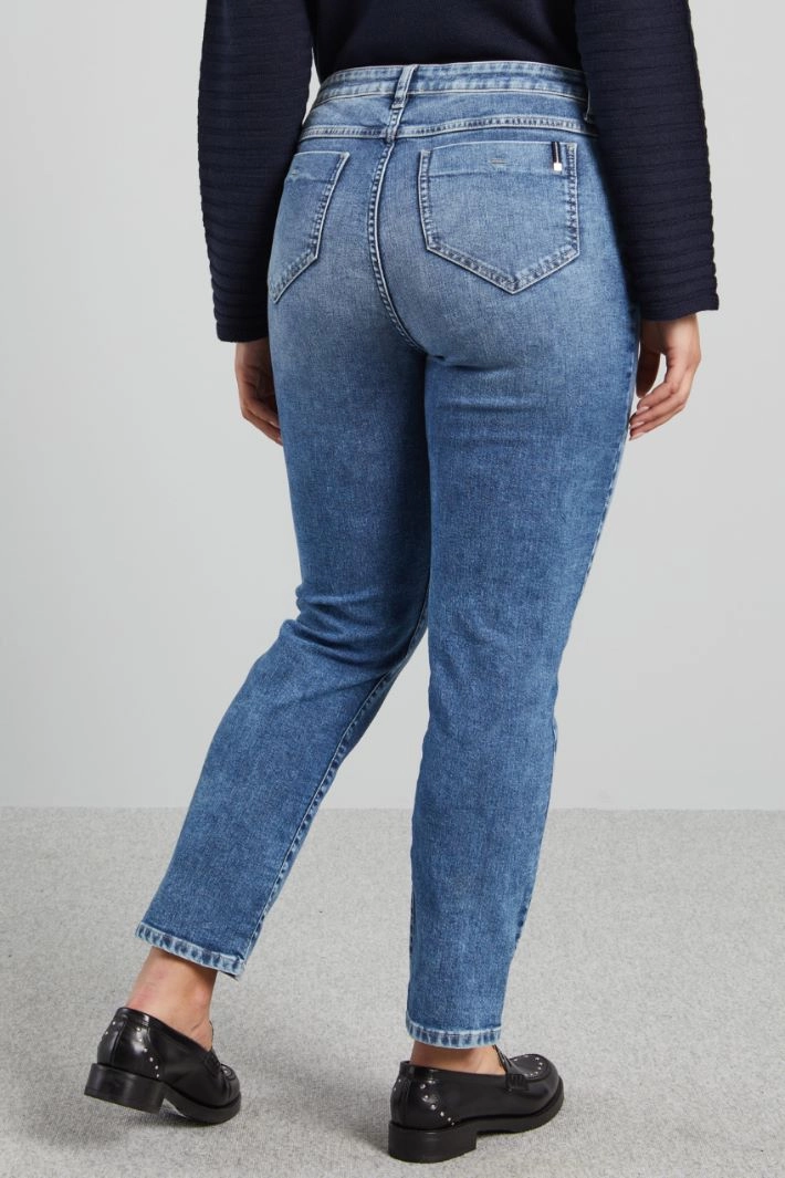 5-pocket slim fit trousers - DENIM LIGHT BLUE