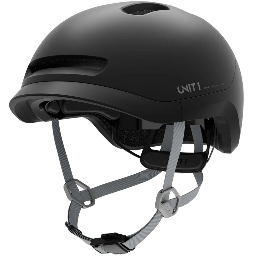 UNIT 1 NEON Mips Smart Helmet - Charcoal/Black