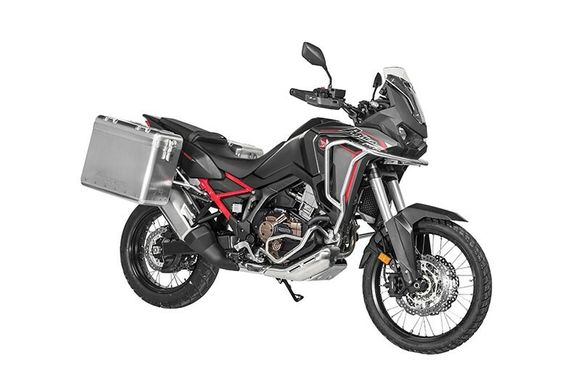 Touratech ZEGA Mundo 38/45 suitcase - Gray support included - AluminumRef: Trt01123A / 01-403-6135-0