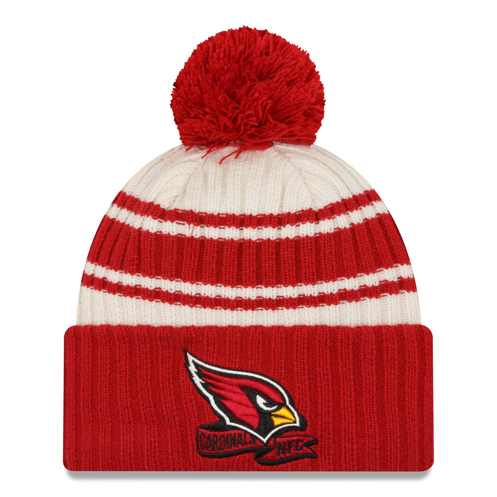 Arizona Cardinals Official 2022 NFL Sideline New Era Sport Knit Hat