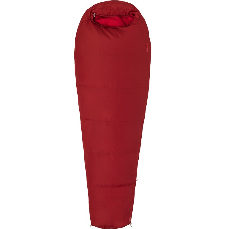 Marmot Nanowave 45 Synthetic Sleeping Bag - Zip Left - brick