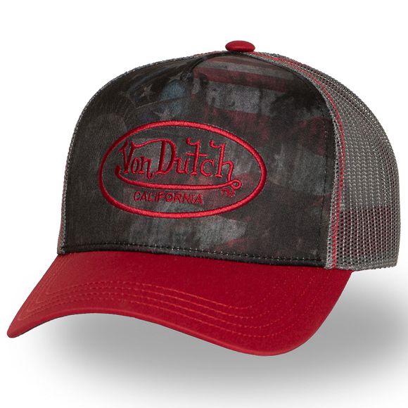 Von Dutch Sublimation Cap - RedRef: Vdh0330/Vd/1/Ct/Subl/09-To