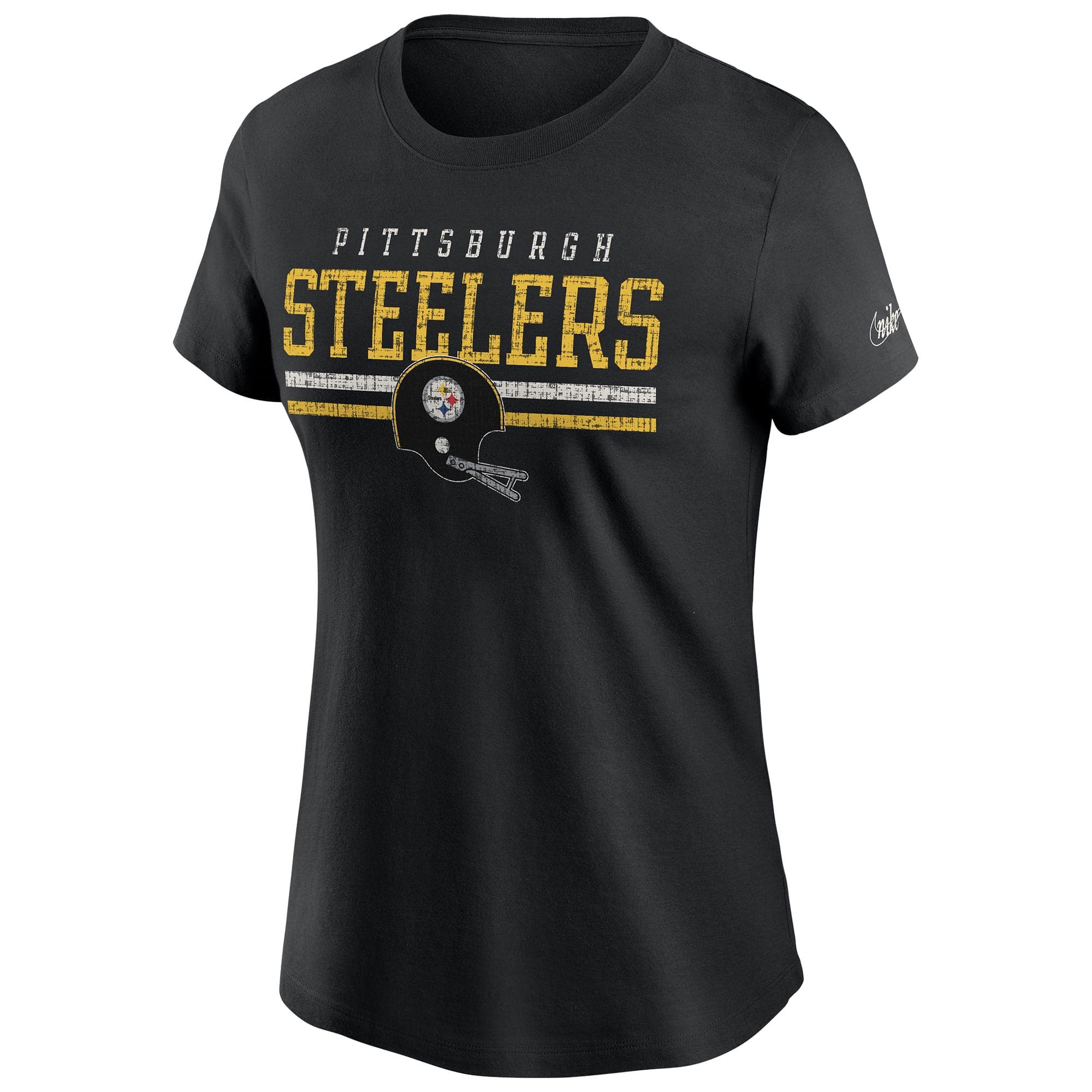 Pittsburgh Steelers Historic Distressed Nike NFL T-Shirt (WOMEN'S)