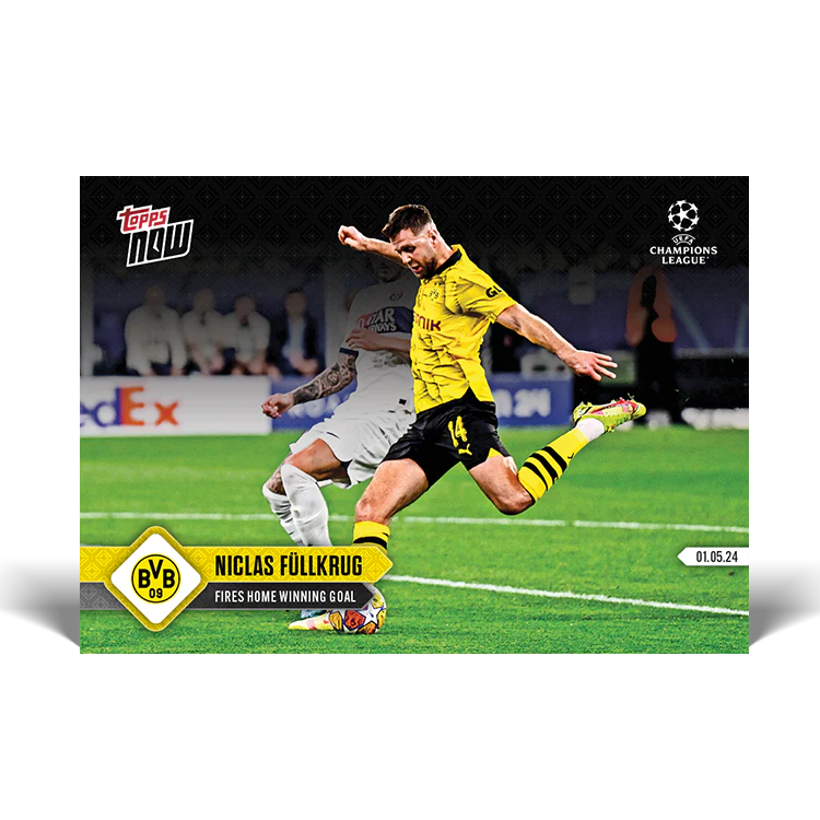 Niclas Füllkrug - Fires home winning goal - 23/24 UCL TOPPS NOW® Card 126