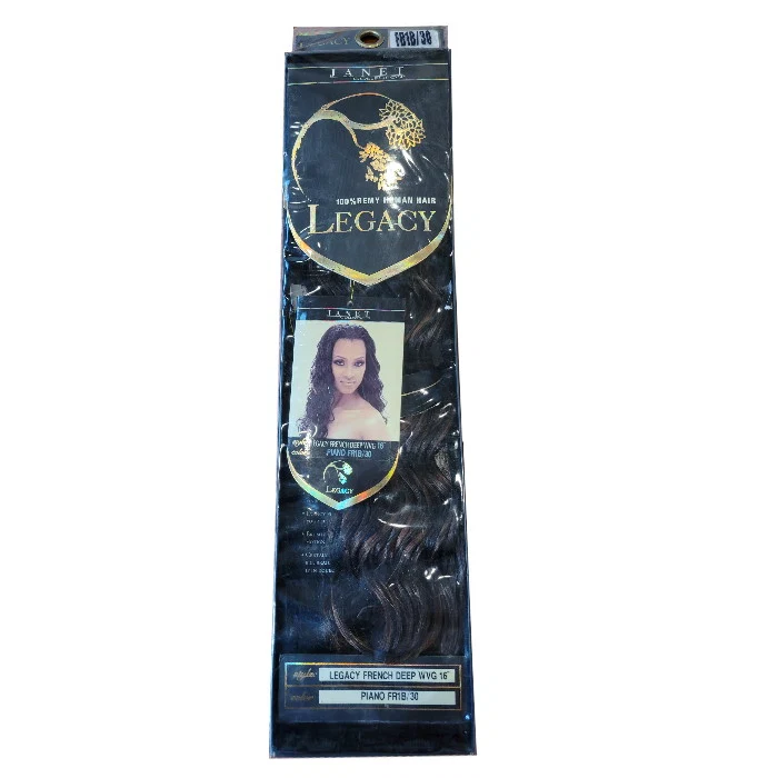 Legacy Prestige Remy Human Hair Weave - FRENCH DEEP 12/16