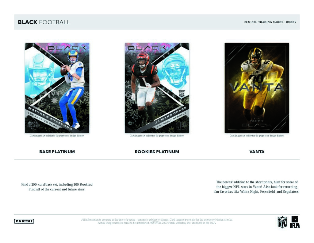 2022 Panini Black NFL Football Hobby Box