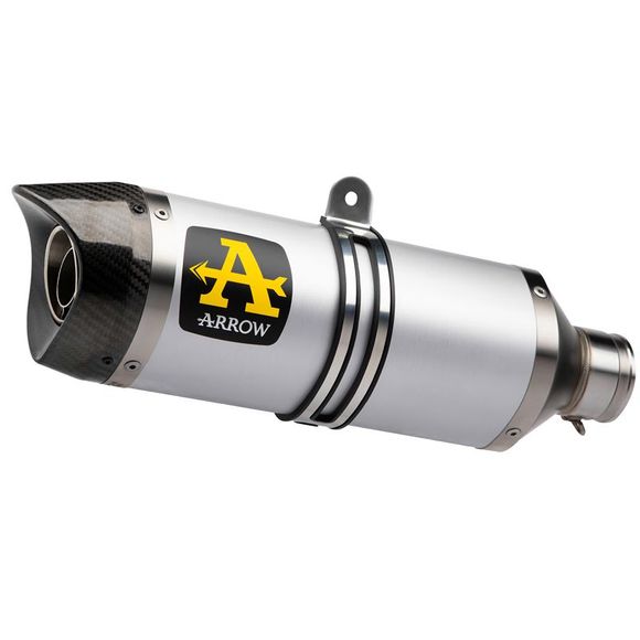 Silencieux Arrow Thunder Alu embout carbone - GrisRef : AW0380 / 71930AK
