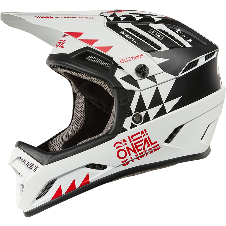 O'Neal Backflip Helmet - KNOX V.26 white/black