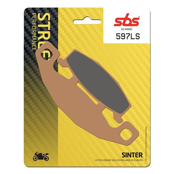 SBS 597LS Sinter Sintered Metal rear brake padsRef: 597HS / 597040