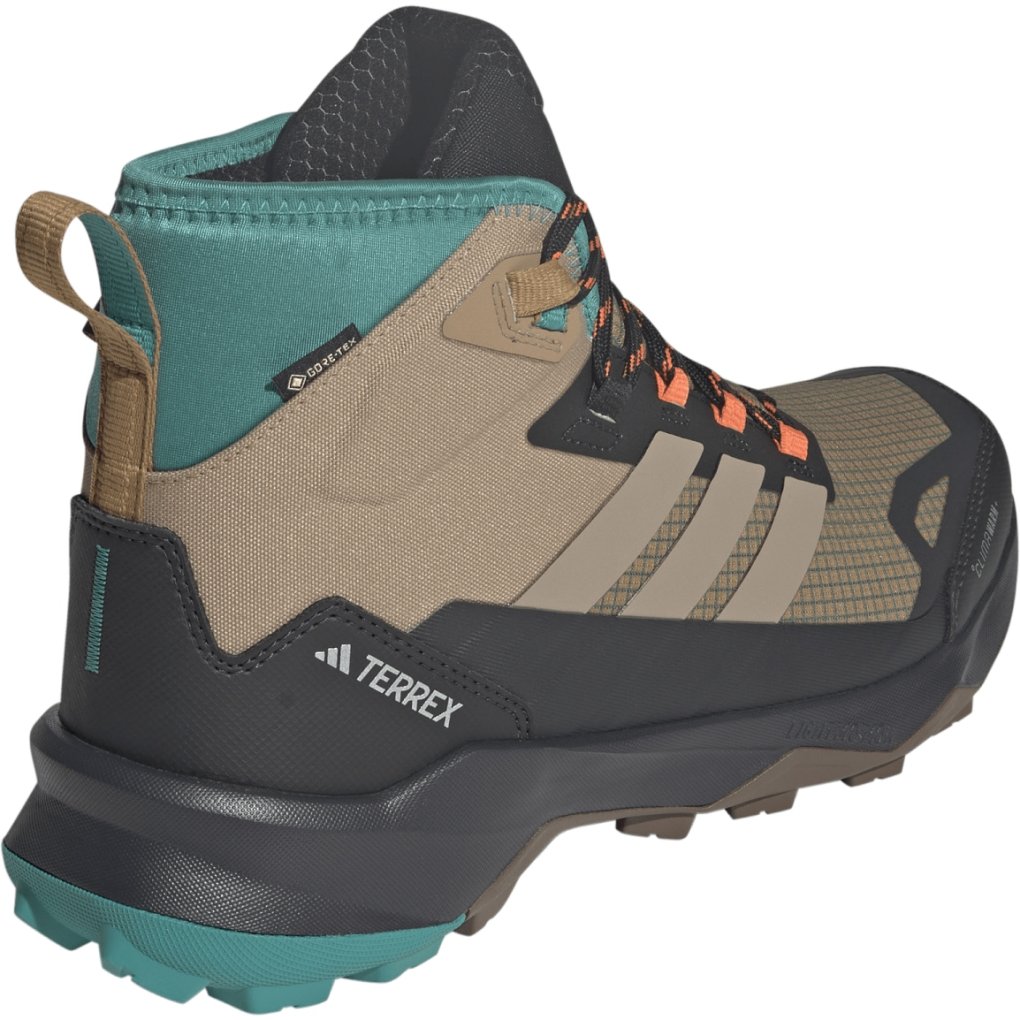 adidas TERREX Skychaser AX5 GORE-TEX Mid Clima Hiking Shoes Men - cardboard/blanch cargo/pure teal JH7805