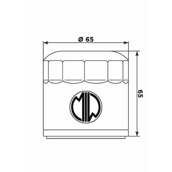 Meiwa 268554 oil filter original typeRef: 268554