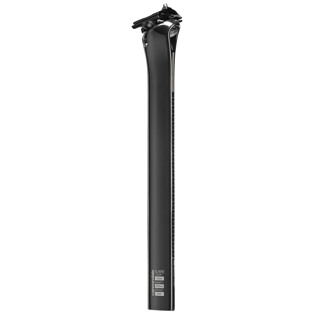 Cannondale C1 Aero 40 V2 Carbon Ti Seatpost | 365mm - 0mm Setback - black